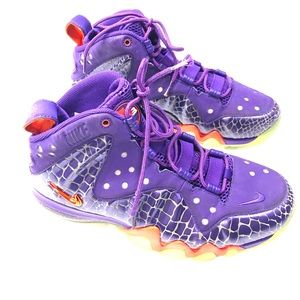 Nike Barkley Posite Max Phoenix Suns Purple Orange 555097-581 Men’s Size 8.5 35
